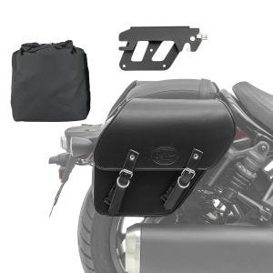 Sacoche Lateral compatible avec Honda Rebel 500 CMX 17-24 avec support detachable droite Fargo