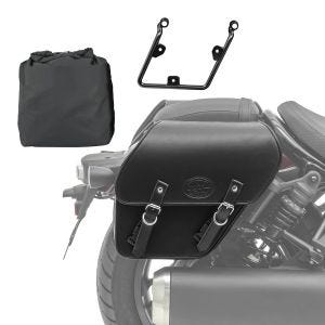 Satteltasche mit Halter für Honda Rebel 500 17-20 Fargo 13l rechts Seitentasche