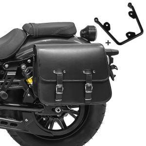Sacoche Cavalière Lateral et support compatible avec Yamaha XV 950 / R 14-20 gauche Laredo 20ll Craftride