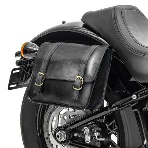 Satteltasche für Moto Guzzi V7 Special / Stone Vintage Tasche Craftride SV6 rechts 6Ltr schwarz_0