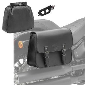Sacoche Lateral + ecarteur compatible avec Honda Rebel 500 CMX 17-24 detachable Laredo droit Craftride