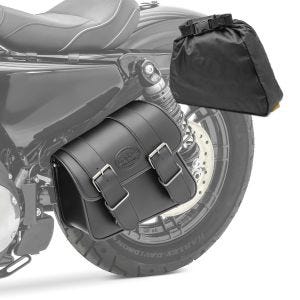Sacoche compatible avec moto custom Montana Craftride 8Ltr gauche en noir CB32394
