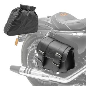 Motorrad Satteltasche rechts Craftride Montana 8Ltr Seitentasche für Chopper schwarz_1