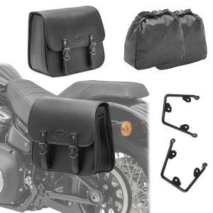 Set 2x Satteltasche + Halter für Honda Rebel 500 17-21 Craftride LAR-P_1