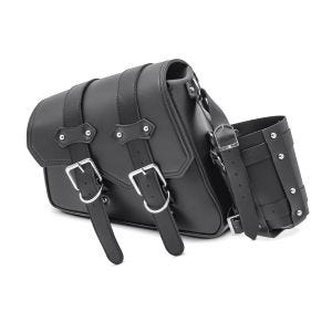 Sacoche cavalière compatible avec Royal Enfield Meteor 350 SB5 Craftride gauche noir