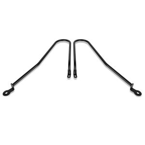 Satteltaschenhalter passend für Triumph Bonneville T120 / T100 16-24 Abstandhalter Craftride AH1 schwarz DPLU