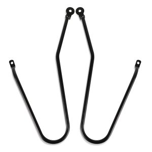 Satteltaschenhalter passend für Triumph Bonneville T120 / T100 16-24 Abstandhalter Craftride AH1 schwarz DPLU1