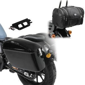 Set Seitenkoffer + Hecktasche für Honda Rebel 500 17-21 Craftride Dallas_1