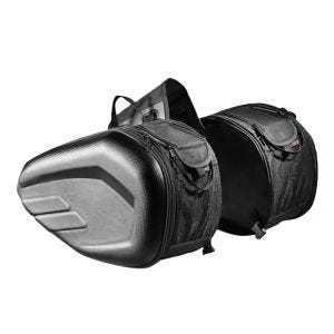Satteltaschen für Suzuki Intruder VS 800 / 750 Craftride US9 schwarz