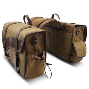 Überwurf Satteltaschen passend für Yamaha SR 500 / 400 / 250 / 125 Craftride US12 braun
