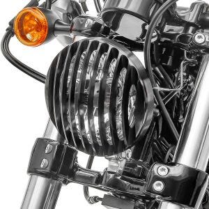 Grille de Phare compatible avec Harley Davidson Sportster Forty-Eight 48 10-20 noir de Craftride