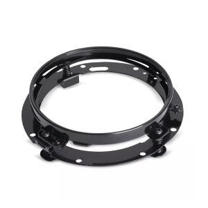Anneau de fixation 7" phare compatible avec Harley Davidson Support de montage noir
