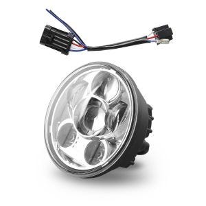 Phare LED 5,75" pouces avec Adaptateur compatible avec Harley Davidson Electra Glide Ultra Limited 14-24 Craftride chrome