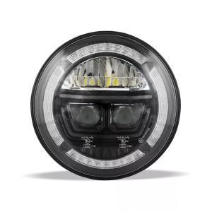 Hauptscheinwerfer passend für Harley Davidson Craftride F10 LED Frontscheinwerfer 7" Zoll