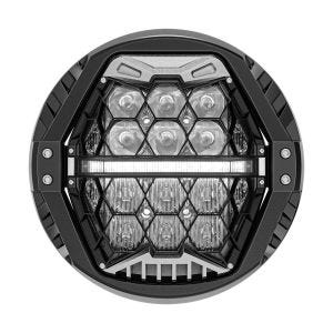 Hauptscheinwerfer passend für Harley Davidson Road King 94-23 Craftride BF5 LED Frontscheinwerfer 7" chrom