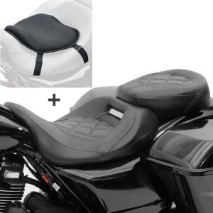 Set SB14 Sitzbank RH3 und Sitzkissen L für Harley Electra Glide Ultra Limited 09-20 Craftride_1