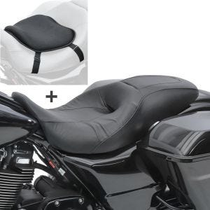 Set SB9 Sitzbank XG4 und Sitzkissen L für Harley Electra Glide Ultra Limited 09-20 Craftride_1