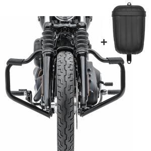 Sturzbügel Set für Harley Davidson Softail Street Bob 18-20 mit Soziussitz Craftride S-AD2_1