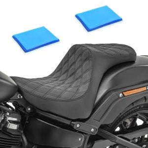 Selle Biplace Gel compatible avec Harley Davidson Softail Fat Bob / 114 18-22 Craftride XC9
