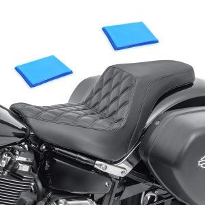 Selle Biplace Gel compatible avec Harley Davidson Sport Glide 18-24 Craftride SP8B