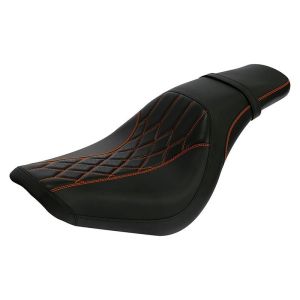 Sitzbank passend für Harley Davidson Softail Street Bob 18-24 Doppel Sitz Craftride LP16 schwarz