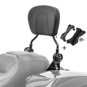 Sissy Bar Vario compatible avec Harley Davidson Electra Glide Ultra Limited 14-24 avec Docking noir Craftride