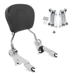 Sissy Bar Vario compatible avec Harley Davidson Road King 09-13 avec Kit de Fixation chrome Craftride