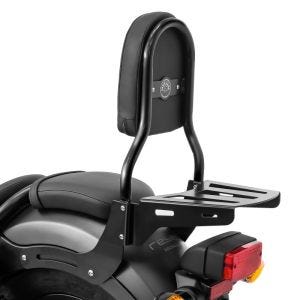 Sissybar für Honda Rebel 500 17-20 Craftride Fast Driver-S inkl. Gepäckträger schwarz_0