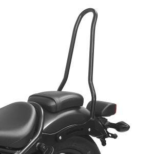 Sissy bar compatible avec Honda Rebel 500 CMX 17-24 Craftride Tampa noir DPLU