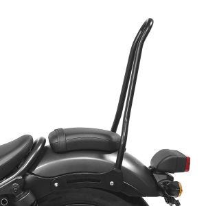 Sissy bar compatible avec Honda Rebel 500 CMX 17-24 Craftride Tampa noir DPLU1