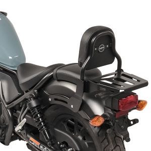 Sissy Bar XS3 compatible avec Honda Rebel 500 CMX 17-24 porte bagages noir Craftride DPLB