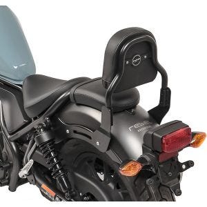 Sissy Bar XS3 compatible avec Honda Rebel 500 CMX 17-24 noir Craftride DPLB2
