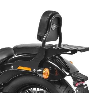 Sissy Bar CSS Fix compatible avec Harley Davidson Softail Slim 18-22 porte bagages noir Craftride