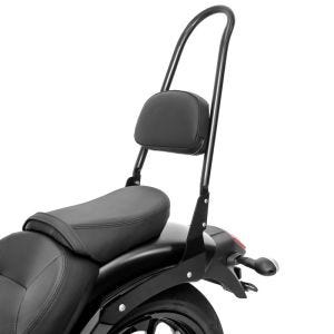 Sissy Bar Dossier Casual XL compatible avec Kawasaki Vulcan S / Café 15-24 noir Craftride