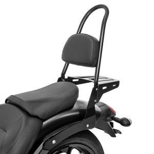 Sissy Bar avec Portebagage compatible avec Kawasaki Vulcan S / Café 15-24 noir Casual L Craftride