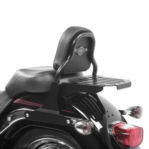 Sissy Bar CSS Fix compatible avec Harley Davidson Fat Boy Special/ Lo 10-17 porte bagages noir Craftride