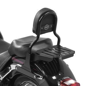 Sissy Bar CL Fix passend für Harley Davidson Softail 07-17 mit Gepäckträger schwarz Craftride
