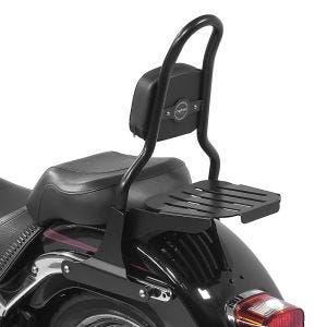 Sissy Bar CSM Fix compatible avec Harley Davidson Cross Bones 08-11 porte bagages noir Craftride