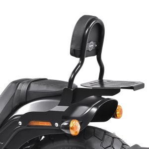 Sissy Bar CL Fix compatible avec Harley Davidson Fat Bob / 114 18-24 porte bagages noir Craftride