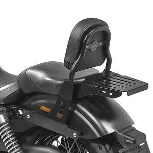 Sissy Bar CSS Fix compatible avec Harley Davidson Dyna Low Rider S 16-17 porte bagages noir Craftride