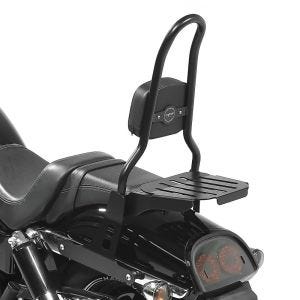 Sissy Bar CSL Fix compatible avec Harley Davidson Dyna Fat Bob 10-17 porte bagages noir Craftride