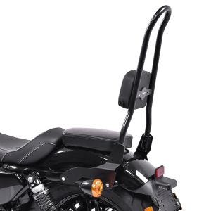 Sissy Bar CSXL Fix compatible avec Harley Davidson Sportster 883 R Roadster 04-15 noir Craftride