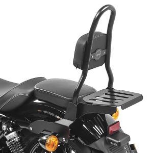 Sissy Bar CSM Fix compatible avec Harley Davidson Sportster 1200 Nightster 08-12 porte bagages noir Craftride