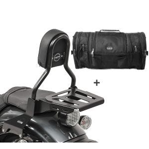 Sissybar CL3 + Hecktasche RB1 für Yamaha XV 950 / R 14-20 mit Gepäckträger Craftride_1