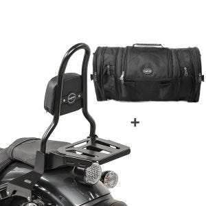 Sissybar M3 + Hecktasche RB1 für Yamaha XV 950 / R 14-20 mit Gepäckträger Craftride_1