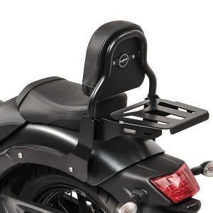 Sissy Bar XS3 passend für Kawasaki Vulcan S / Café 15-24 mit Gepäckträger schwarz Craftride