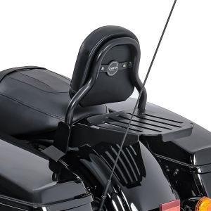 Sissy Bar CXS Fix für Harley CVO Road Glide 18-19 mit Gepäckträger schwarz Craftride_0