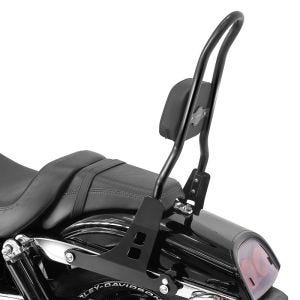 Sissybar compatible avec Harley Davidson Dyna Fat Bob 10-17 Craftride Fast Rider-L noir