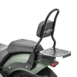 Sissy Bar M3 passend für Indian Chief Dark Horse 21-24 mit Gepäckträger schwarz Craftride