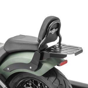 Sissy Bar XS3 compatible avec Indian Chief Bobber Dark Horse 21-24 porte bagages noir Craftride